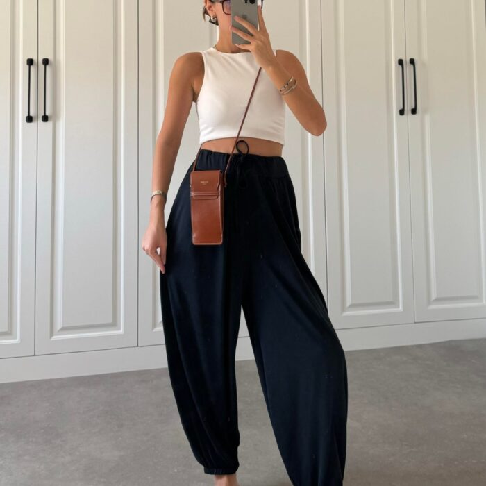 Oysh Modal Antrasit Jogger Eşofman